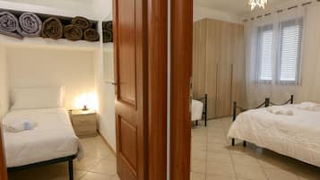3 quartos, roupa de cama