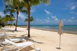Accommodatie ligt op het strand