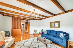 TV, fireplace - Downtown Paintsville Vacation Rental! (Paintsville)