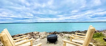 180 Degree Views w/ Beachfront Firepit & Stargazing Platform Near Acadia