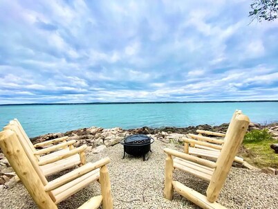 180 Degree Views w/ Beachfront Firepit & Stargazing Platform Near Acadia