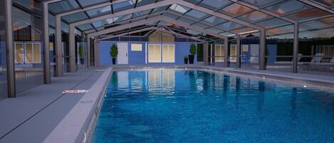 Piscine couverte, piscine chauffée
