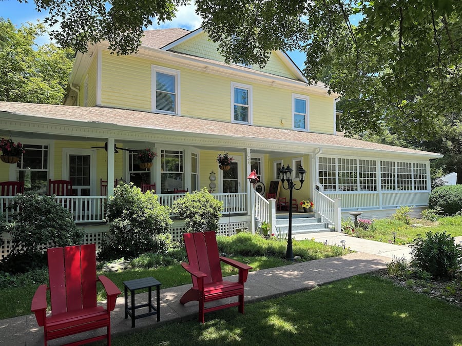 Fassade der Unterkunft