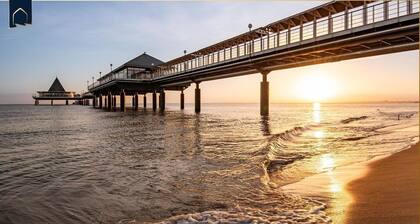 Gemütliche Ferienwohnung in Heringsdorf nur 100 m zum Strand – mit WLAN &