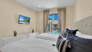 4 dormitorios, tabla de planchar con plancha, wifi gratis y ropa de cama