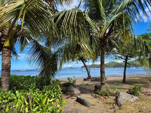 Sun loungers, beach towels