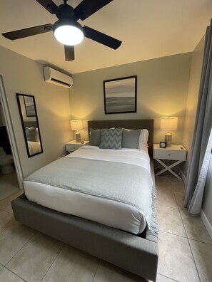 2 bedrooms, in-room safe, iron/ironing board, free WiFi
