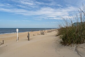 On the beach