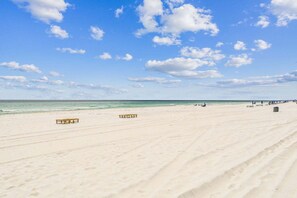 On the beach