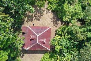 Aerial view - Telecommuting and fun in the sun with a beautiful sea view (Bouillante)