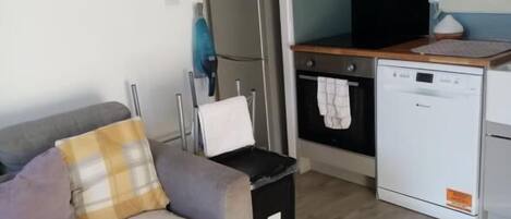 Fernseher, Kamin