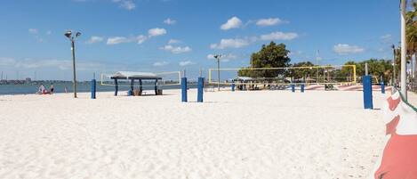 Sun loungers, beach towels