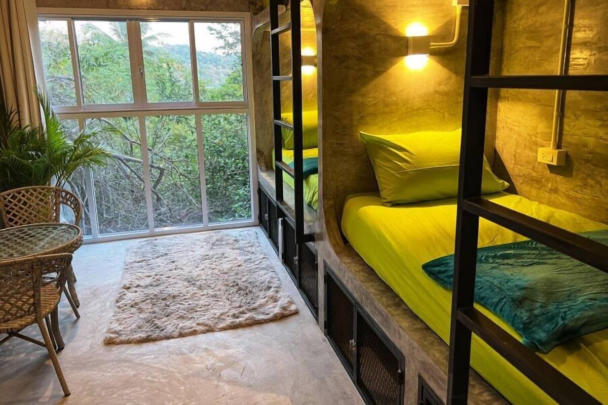 Delad sovsal - Deluxe - sovsal (män och kvinnor) (Mad Hatter (6-Beds Dorm)) | Gratis wi-fi och sängkläder