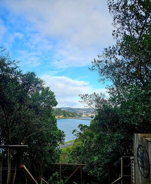 Uitzicht vanuit accommodatie