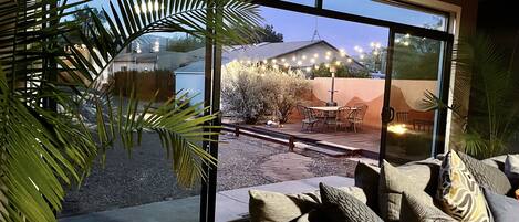 TV connectée, cheminée