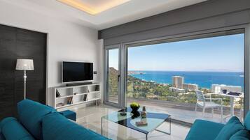 Apartamento, 2 habitaciones, fumadores, balcón | Sala de estar | Libros