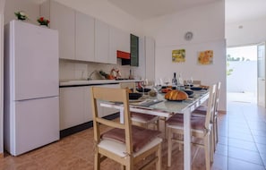 Villa, 2 Bedrooms, Accessible, Smoking | Private kitchen - Villa Diamante Torre Lapillo With Air Conditioning, Parking And Wi-fi (Porto Cesareo)