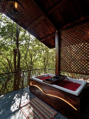 Habitación doble Deluxe | Terraza o patio