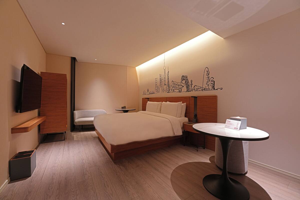 Kamar | Seprai premium, selimut bulu angsa, dan bantalan ekstra lembut