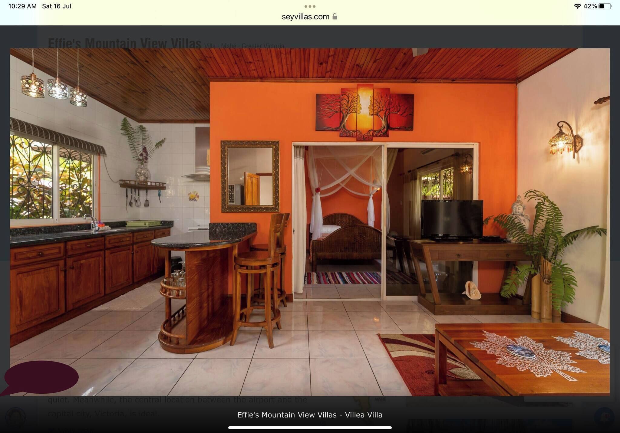 Villa, 1 Schlafzimmer, Raucher, Balkon | Wohnzimmer