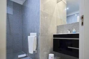 Shower, hair dryer