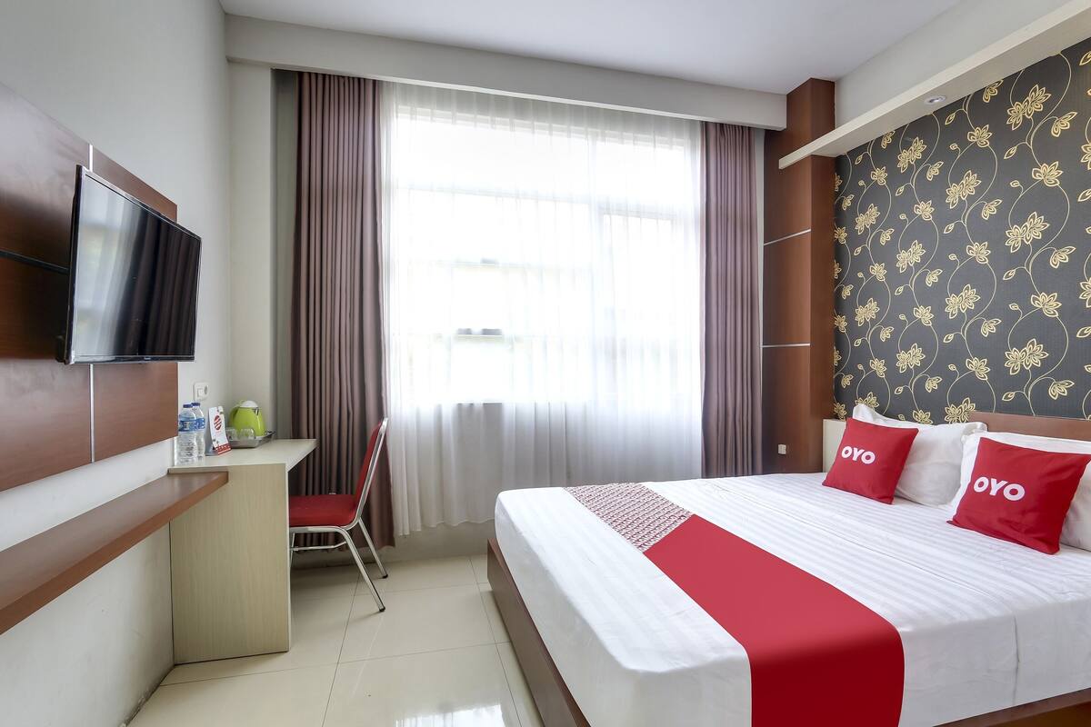ห้องสแตนดาร์ดดับเบิล | โต๊ะทำงาน, ห้องเก็บเสียง, Wi-Fi ฟรี, ผ้าปูที่นอน
