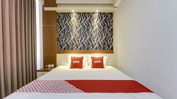 Kamar Double Deluks | Meja kerja, kedap suara, Wi-Fi gratis, dan seprai linen