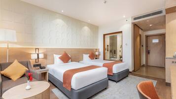 Deluxe Twin Room, 2 Twin Beds, Non Smoking | Hypo-allergenic bedding, minibar, in-room safe, individually decorated