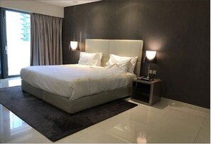 1 غرفة نوم وواي فاي وملاءات أسرّة