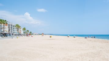 En la playa