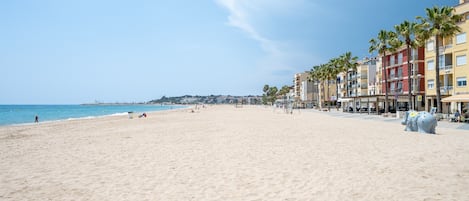 On the beach