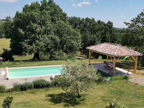 Indoor pool - Cosy cottage in the heart of nature with swimming pool (Grazac)