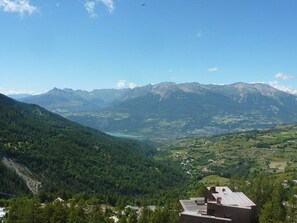 Blick von der Unterkunft