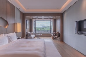 Phòng đôi Premium, 1 phòng ngủ, quang cảnh vườn | Bộ đồ giường cao cấp, chăn bông, nệm Select Comfort 