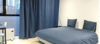 Studio overlooking garden