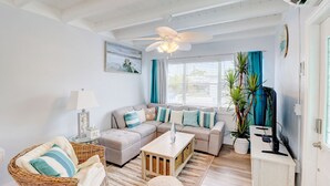 Hus, 2 soverom, terrasse | Oppholdsområde
