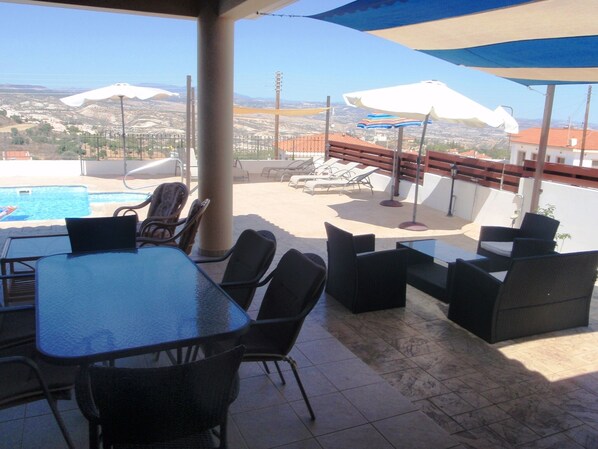 Villa, 3 chambres, fumeurs, piscine privée | Extérieur