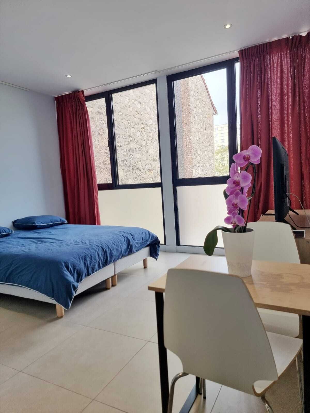 1 غرفة نوم وواي فاي وملاءات أسرّة