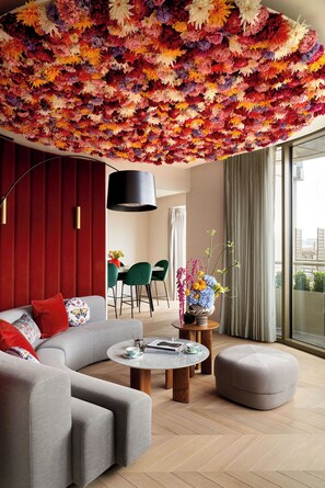 Suite, 1 cama King size (Botree) | Ropa de cama de alta calidad y artículos del minibar gratis 