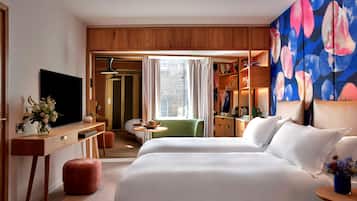 Premium bedding, free minibar items, in-room safe