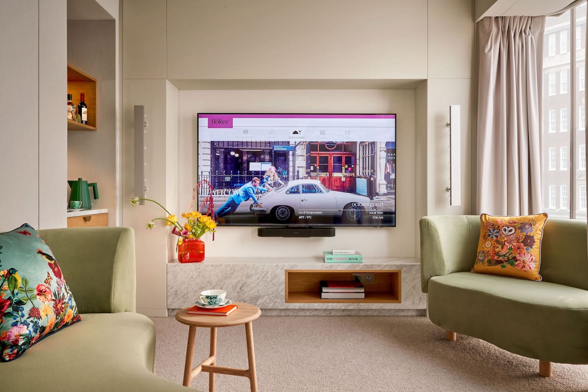 Mayfair Suite | 1 bedroom, premium bedding, free minibar items, in-room safe