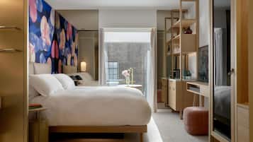 Superior kamer, 1 kingsize bed | Luxe beddengoed, een minibar met enkele gratis items