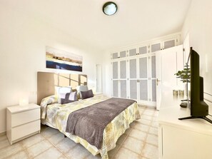 1 dormitorio, Internet, ropa de cama