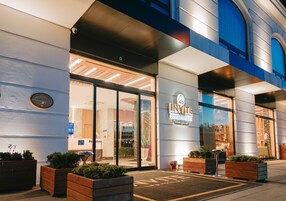 Fassade der Unterkunft