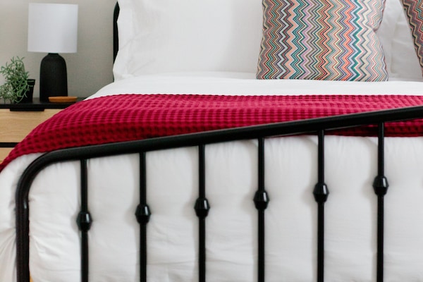 Relax in our ultra-comfy king bed!