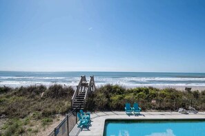 Pool - Shenanigans -  Oceanfront - Shared Pool - Dogs Allowed - Elevator (North Topsail Beach)