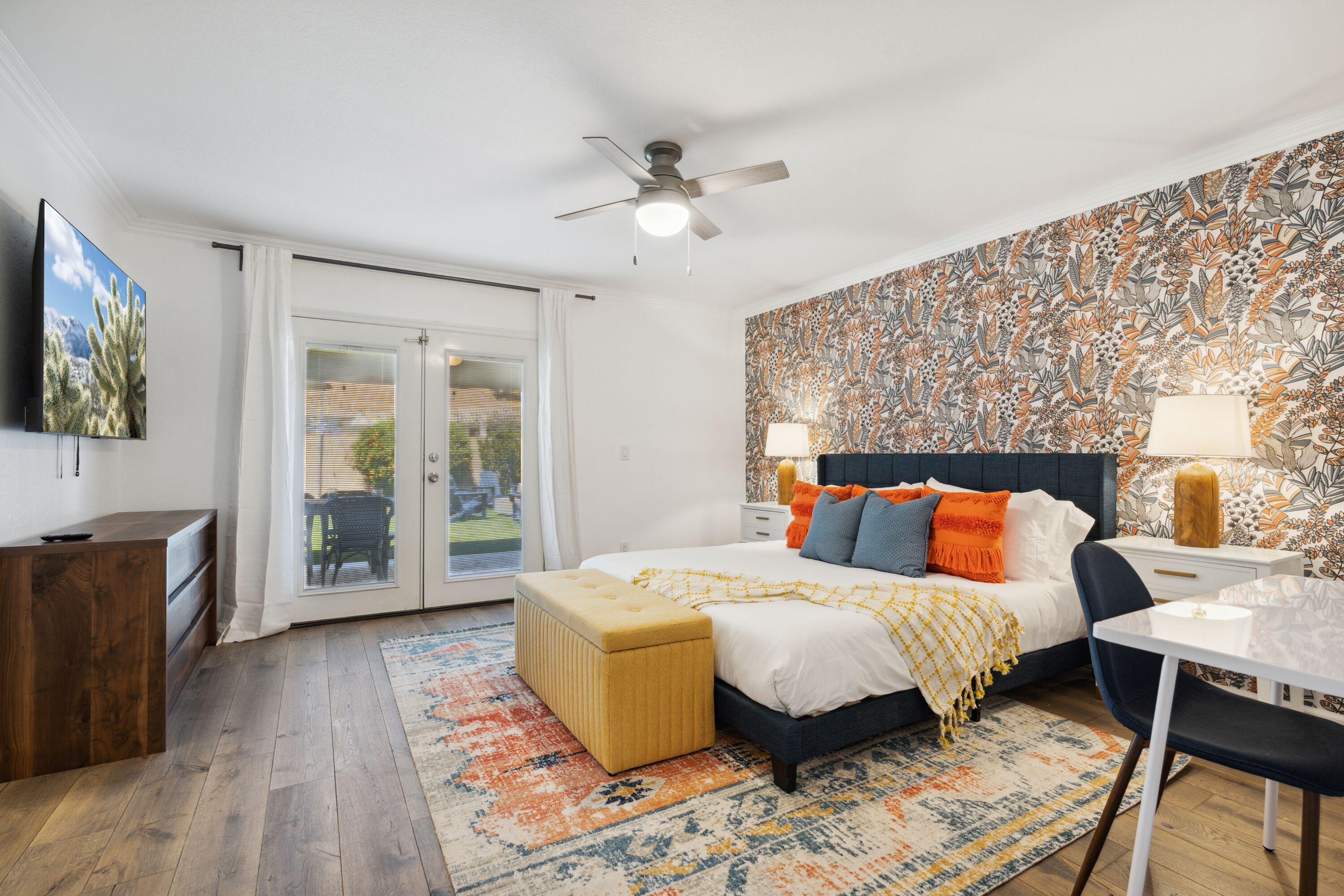 4 habitaciones, tabla de planchar con plancha y wifi gratis 