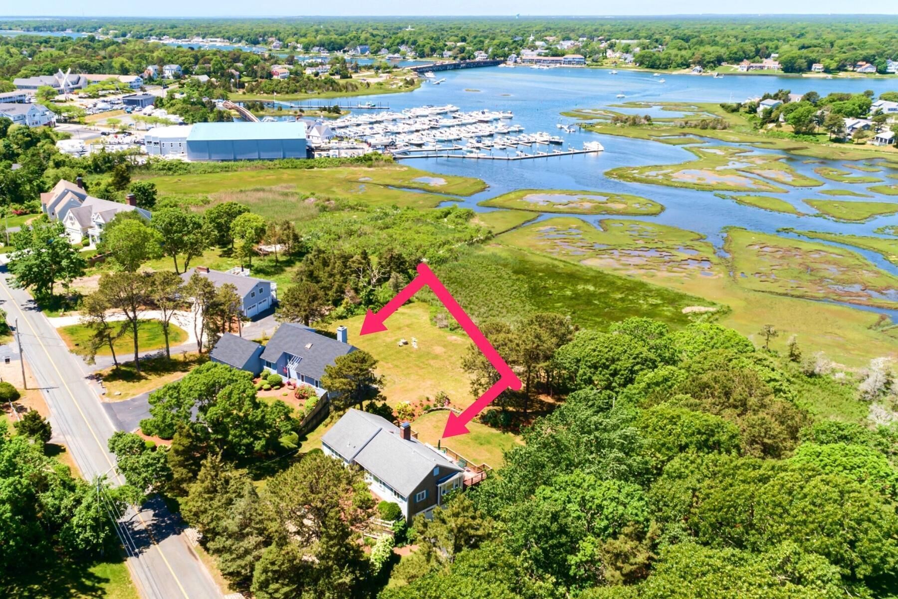 * 2 Waterfront Homes w/Cove Views * Walk to Marina