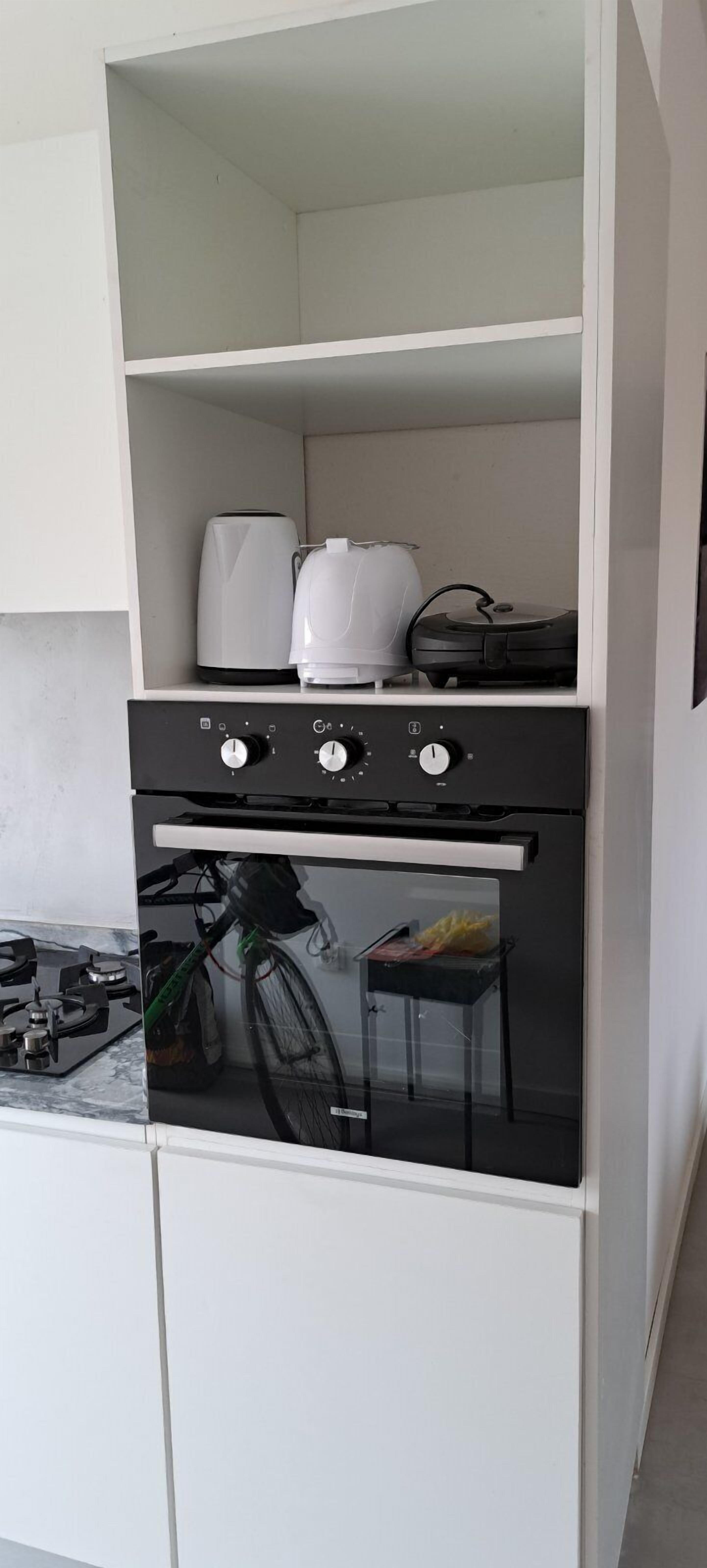 經典公寓 | 私人廚房 | 小冰箱、微波爐、洗碗機、烤麵包機