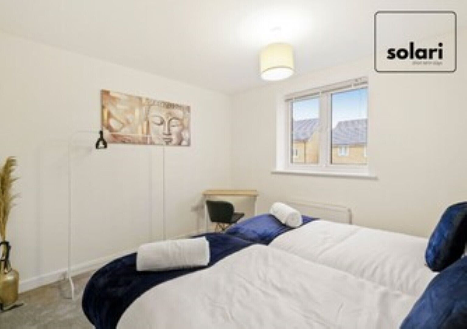 2 室のベッドルーム、アイロン / アイロン台、WiFi、ベッドシーツ